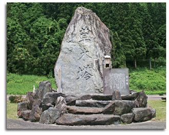 道の駅田沢の草木塔